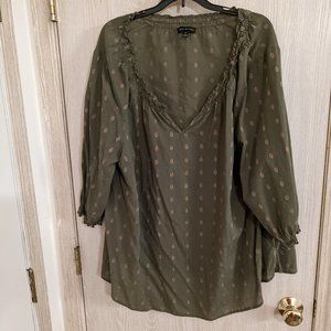 Peasant style blouse
